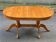 Table de ferme ronde ovale en bois massif pin extensible 200cm
