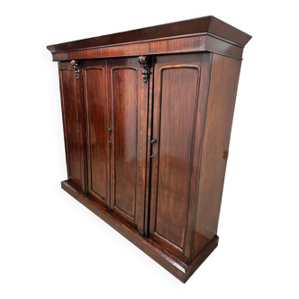 Large antique mahogany wardrobe