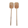 Paire de pagaies en bois
