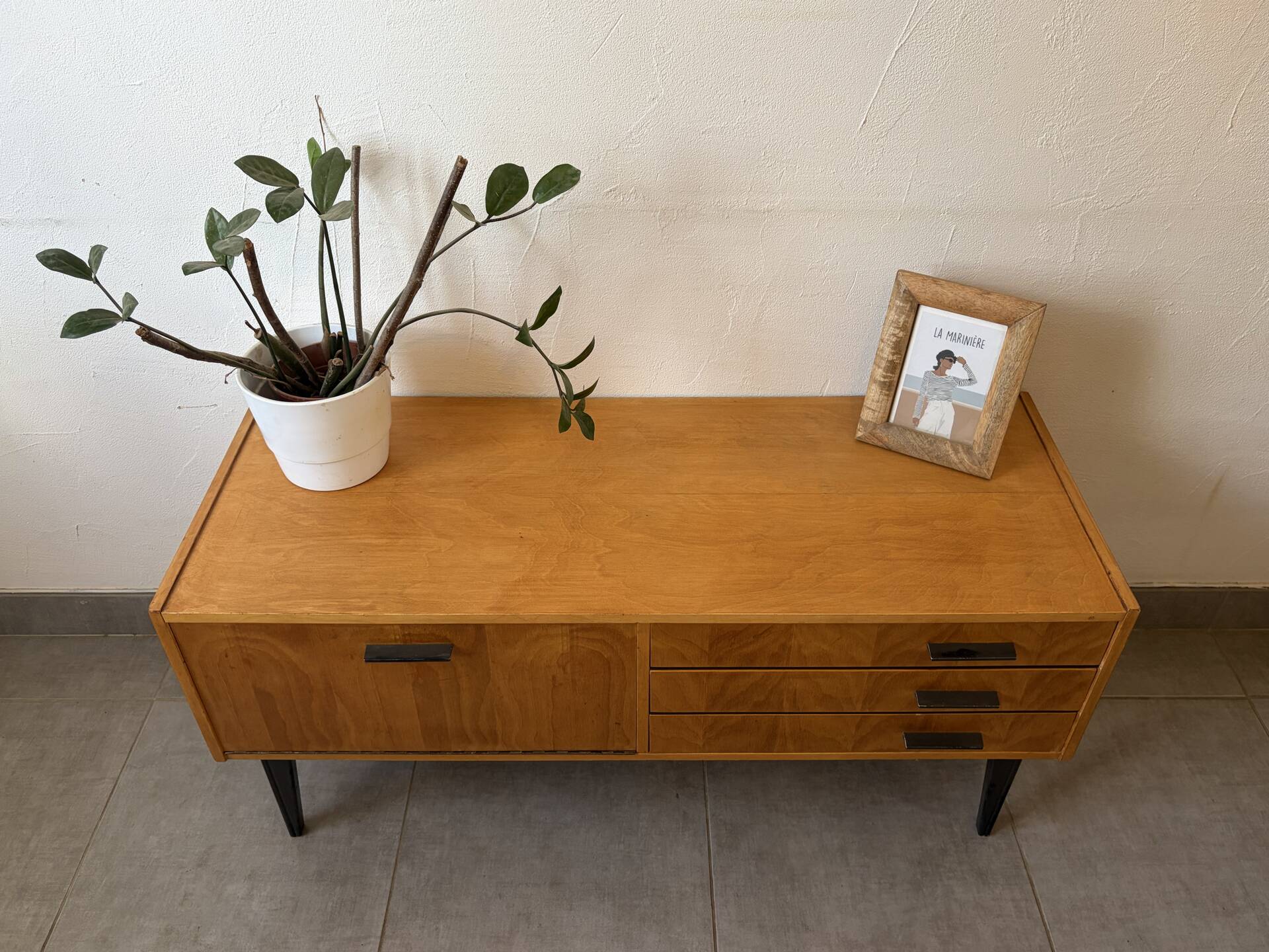 Enfilade vintage TV unit from the 1960s.