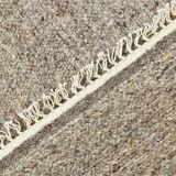 8x10 Plain Brown Turkish Vintage Kilim Rug, 255x322Cm