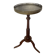 Elegant round wooden side table