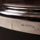 Bedles of plate Christofle silver metal model Guilloche