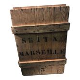 Old wooden box