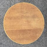 Round rattan coffee table Audoux-Minnet