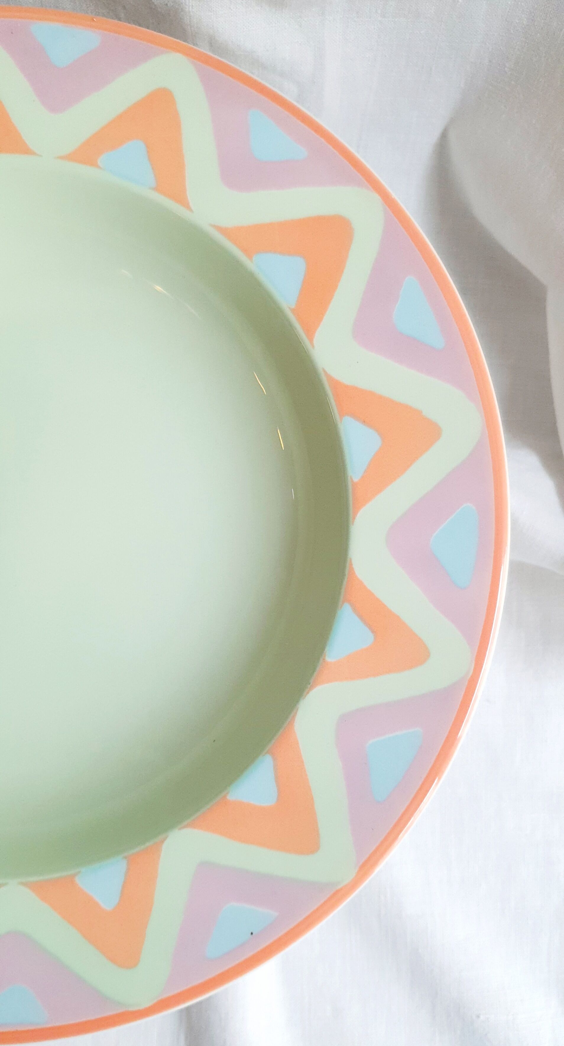 Set of 6 hollow plates Pagnossin model Arizona