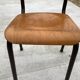 Chaise d'école bois et métal pour grand enfant