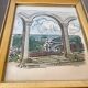 Watercolour painting signed, sea view, marine.