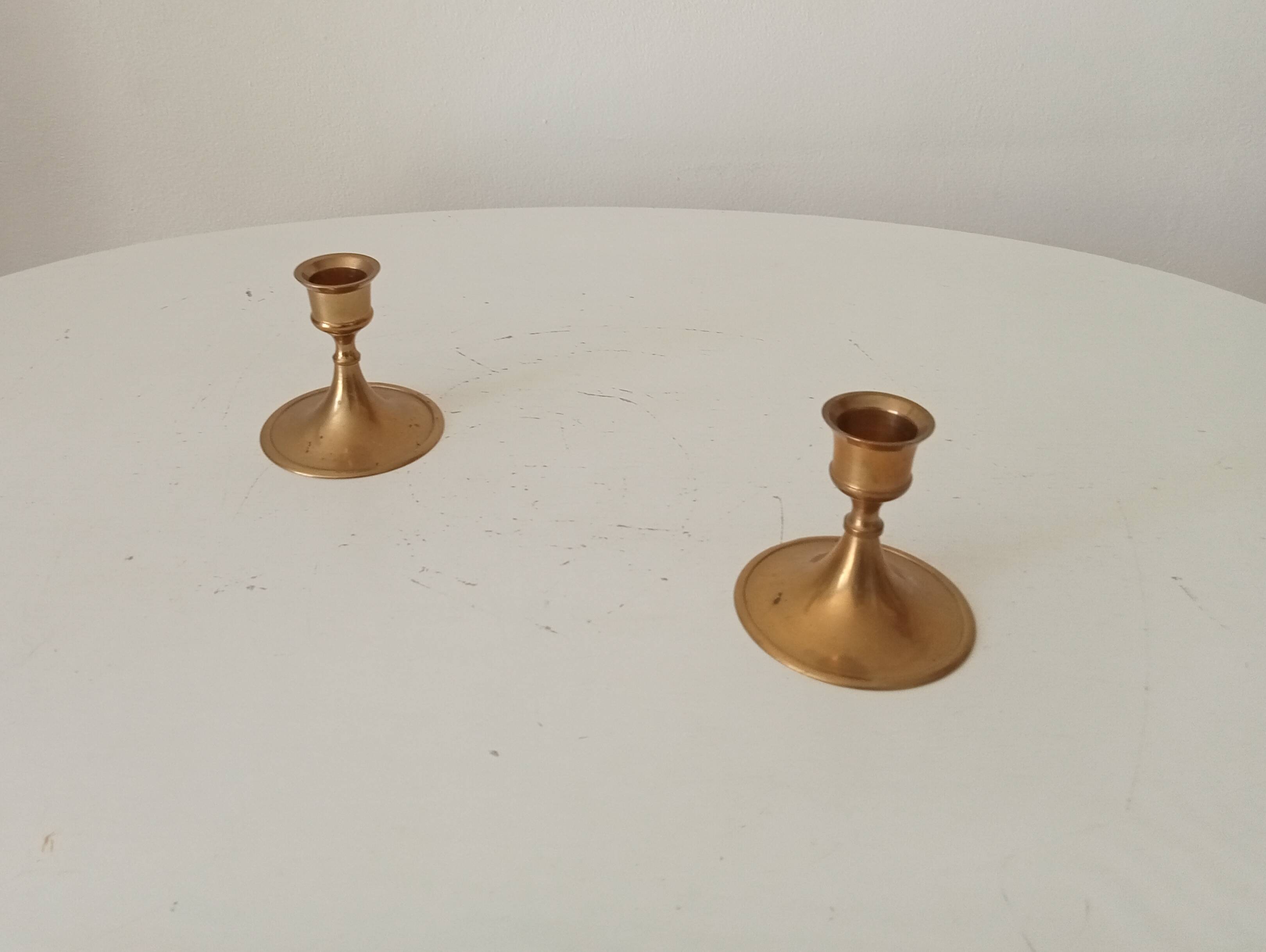 Vintage brass candle holder