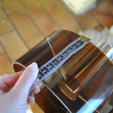 Smoked plexiglass chandelier 1970s