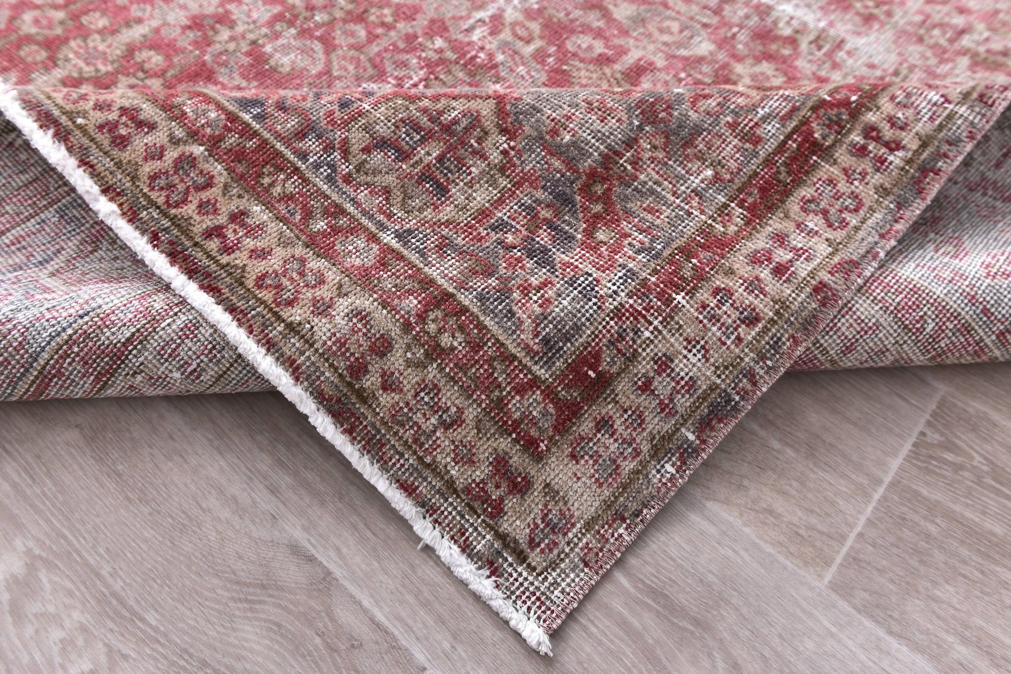 8x11 Red & Burgundy Persian Rug 235x328Cm SK 240833