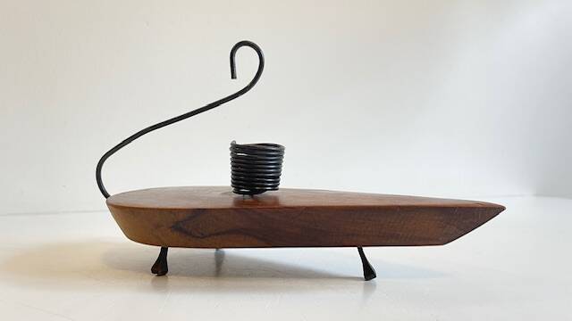 Brutalist vintage candleholder