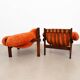 Mid-century Brasil style ‘Balassa’ lounge chairs, 1978