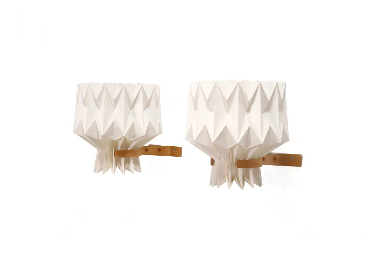 Two wall lamps by Peter Hvidt and Orla Molgaard Nielsen for Le Klint