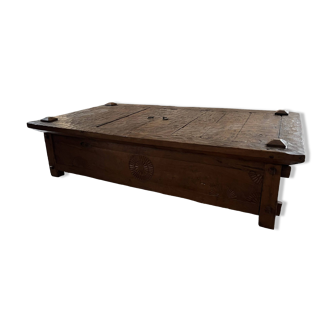 Table basse indonesian teak rice bed