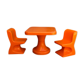 Children's set - chairs and table by Patrick Gingembre 1970