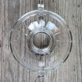 Glass fruit bowl, Val Saint Lambert style