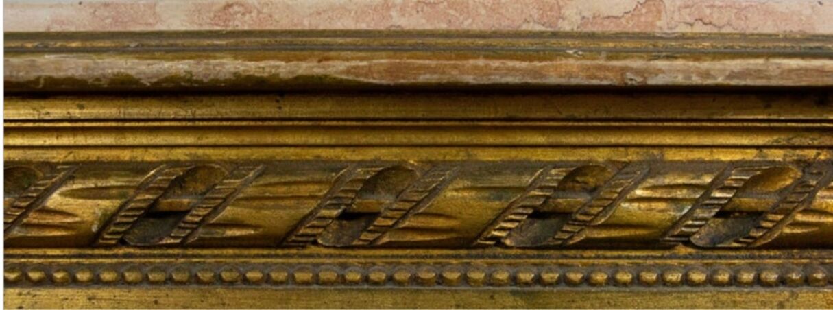 Table d'appoint, style louis xvi, bois doré, xixème siècle