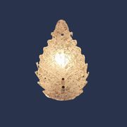 Lot de trois belles appliques en verre de Murano (Barovier Toso)