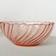 6 pink glass bowls rosaline collection
