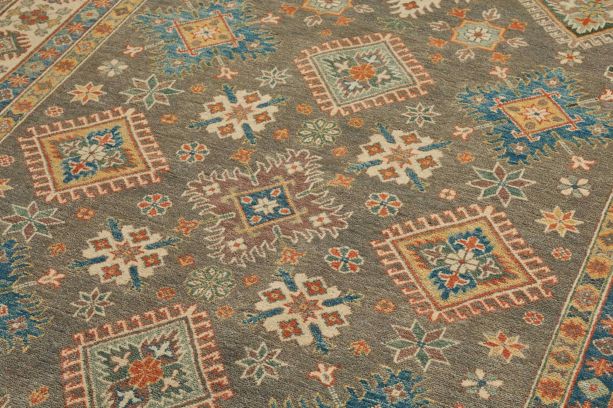 Turkish Handknotted Wool Oushak Rug 185 cm x 273 cm