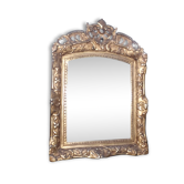 19 th wood and Stuk gold mirror