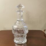 Old faceted decanter