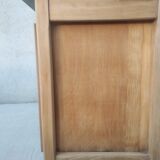 Vintage desk in beech and oak 60s