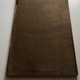 Antique mirror with solid wood frame