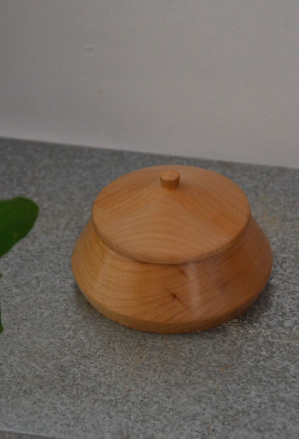 Vintage wooden box signed