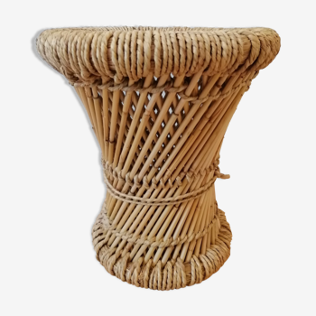 Diabolo rattan stool