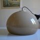 Brown gradient plastic pendant light 1970s