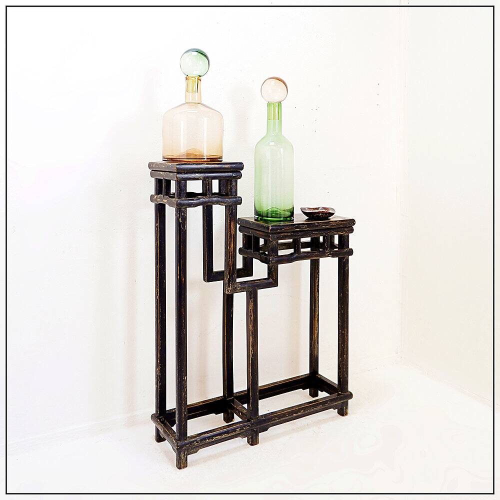 Two-tier bonsai shelf or display – Asian style, circa 1930