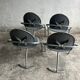 4 chaises postmodernes italiennes Gazzaro