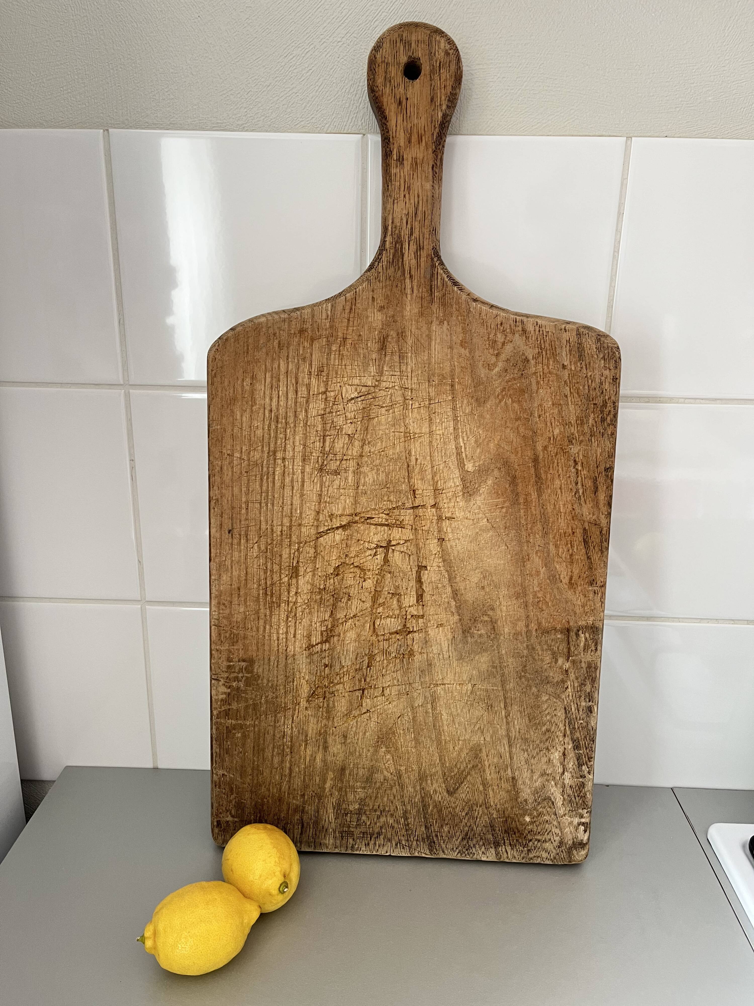 Old wooden cutting board