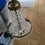 Hot air balloon chandelier with tassels