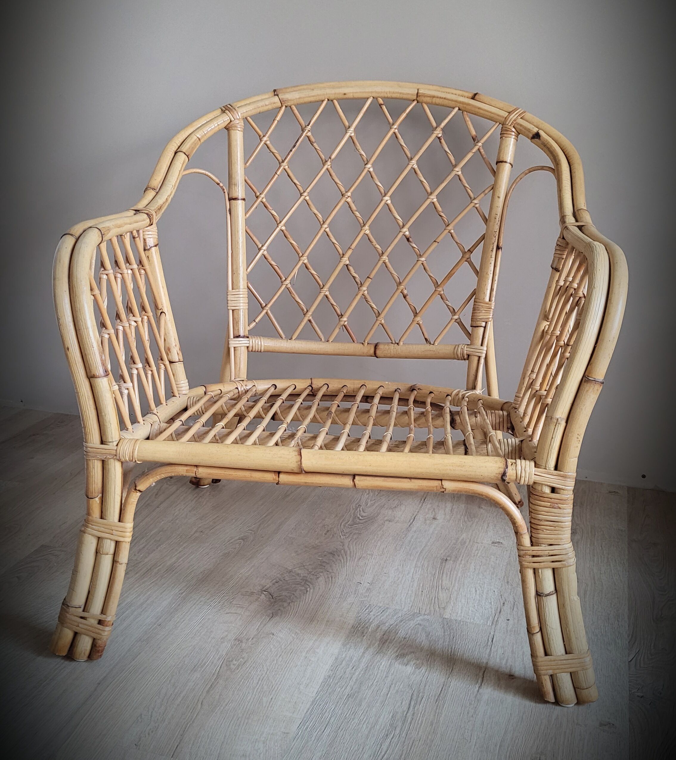 Fauteuil rotin adulte