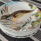 6 plates Gien 80s "Chambord"