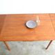 Teak table with Italian extensions 125cm