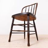 Set of 4 Countryside Style Dining Chairs, Spindle Back, Early 20th Century