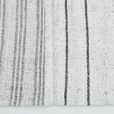 8x10 Contemporary White & Gray Solid Kilim Rug, 258x309Cm