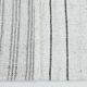 8x10 Contemporary White & Gray Solid Kilim Rug, 258x309Cm