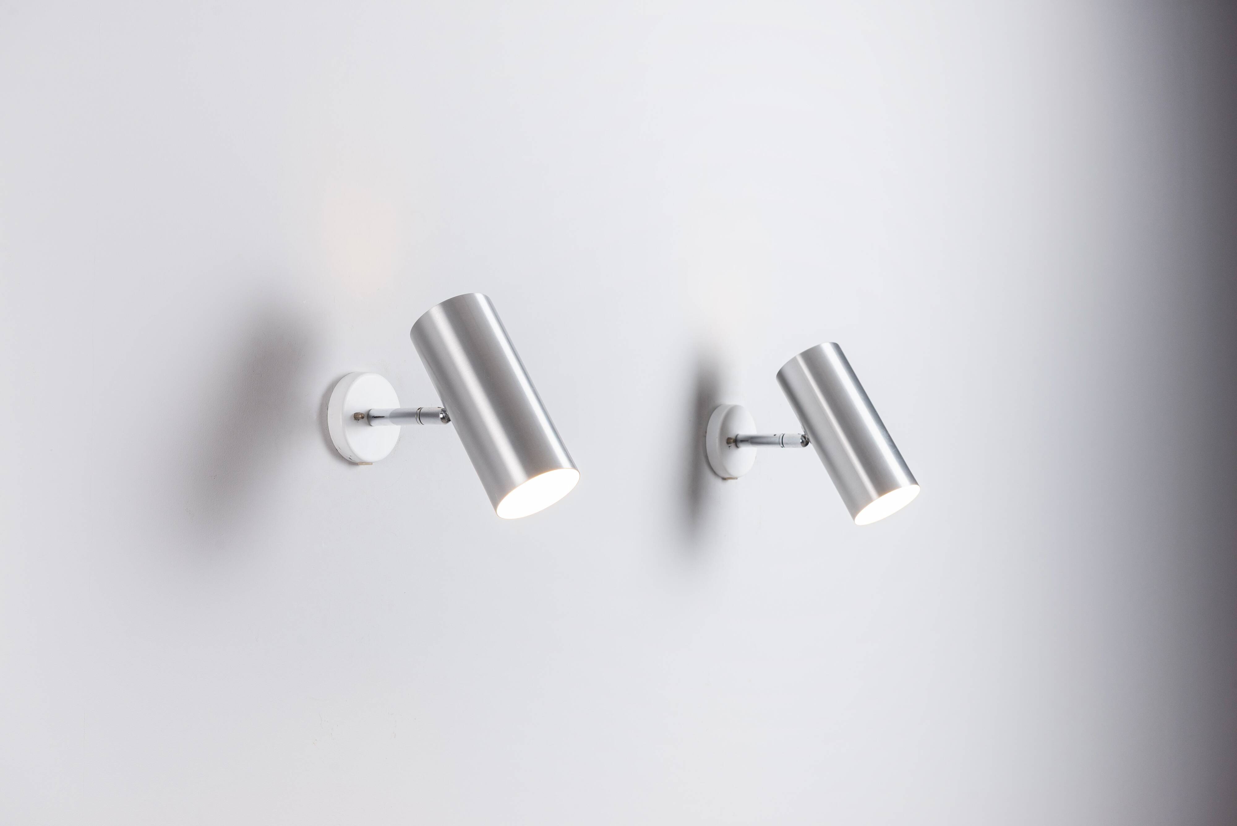 Lampes murales en aluminium réglables Raak C1582