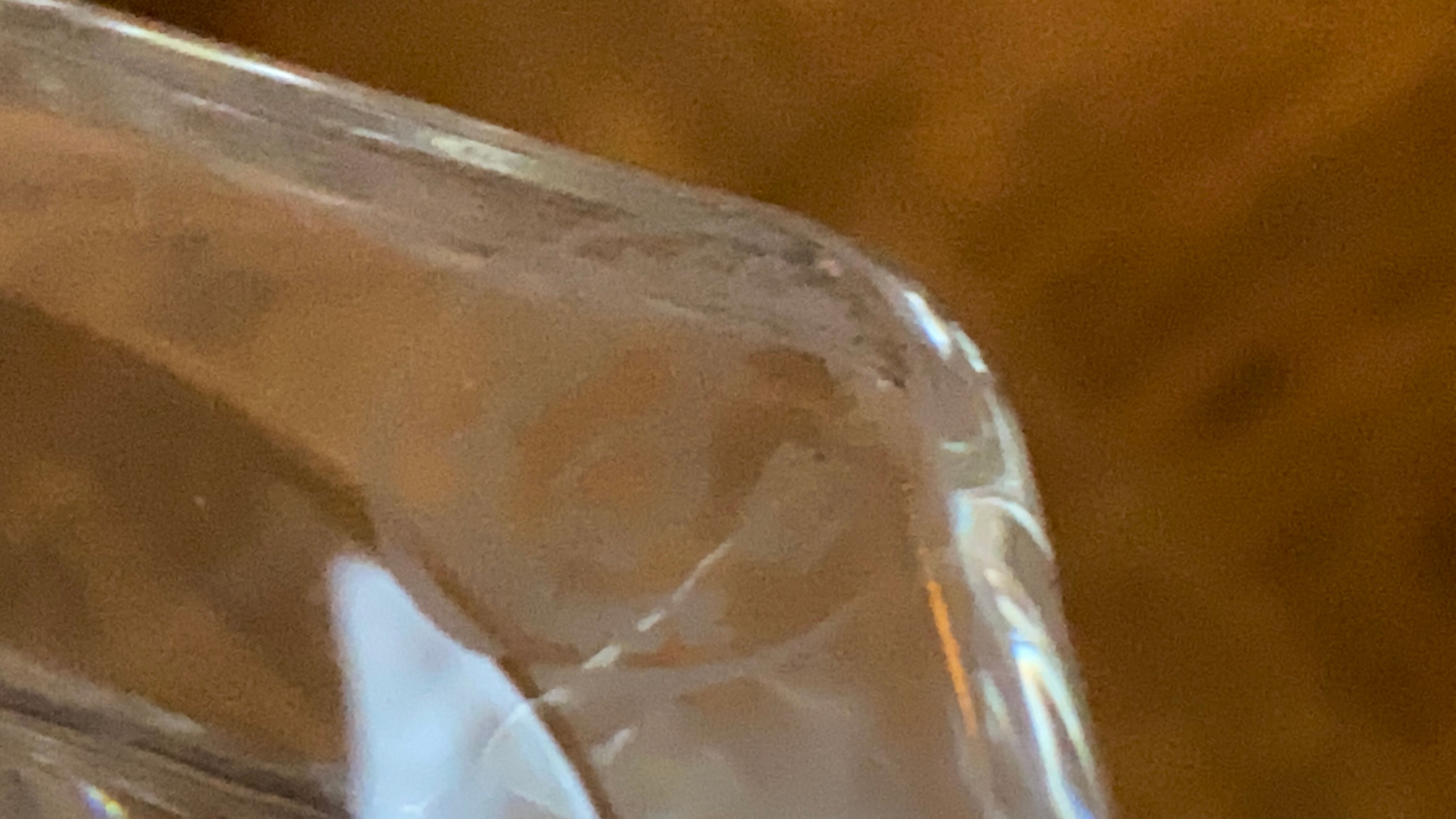 Ancient crystal glass Baccarat called Charles X