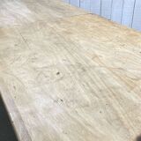 1970s workshop table with metal base