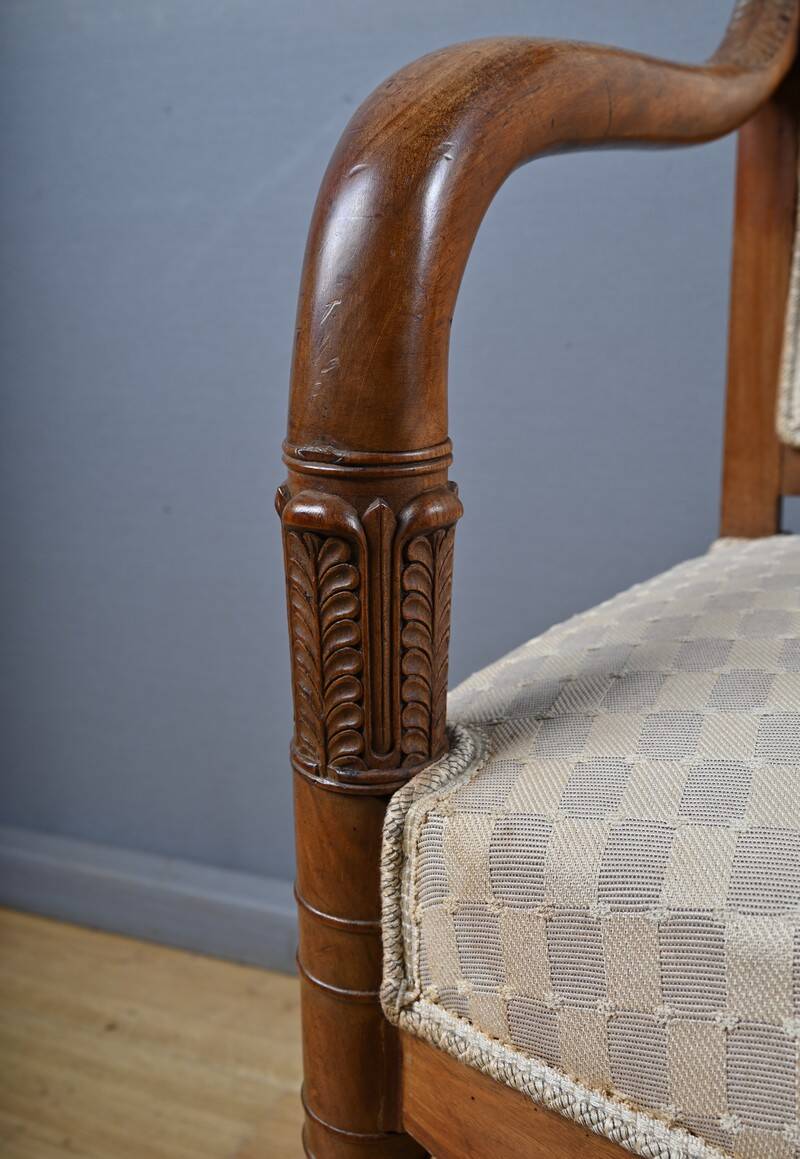 Paire de fauteuils, époque Empire – début XIXe