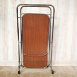 Folding service on formica wheels