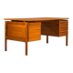 Mid-century modern teak freestanding desk from GV Møbler, 1960s