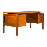 Bureau indépendant en teck moderne du milieu du siècle de GV Møbler, années 1960