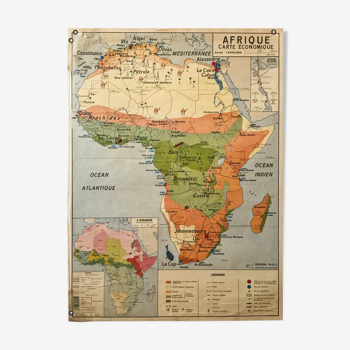 Two-sided school map Africa